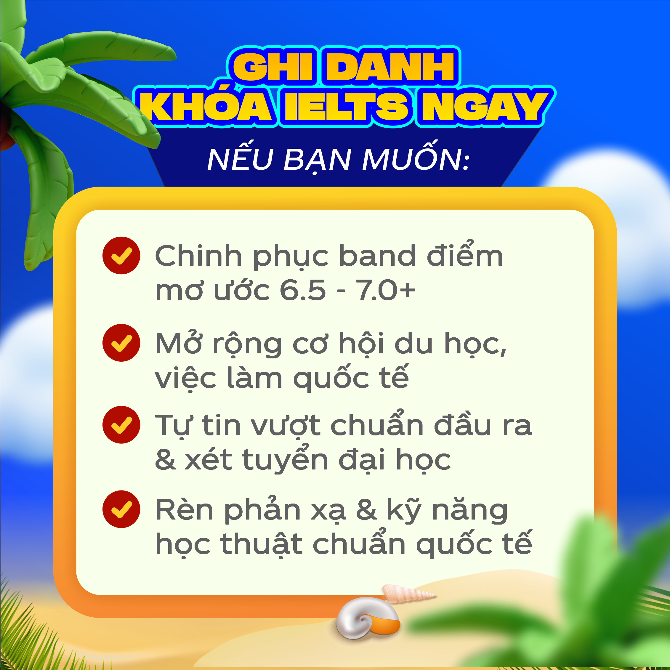 Ghi Danh Khoá Học IELTS tại ENET 