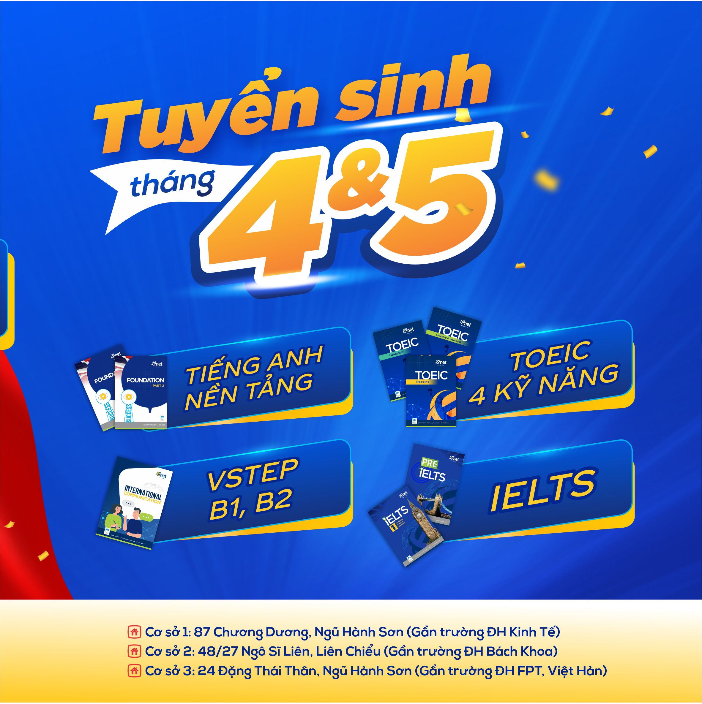 Các khoá học tại ENET English