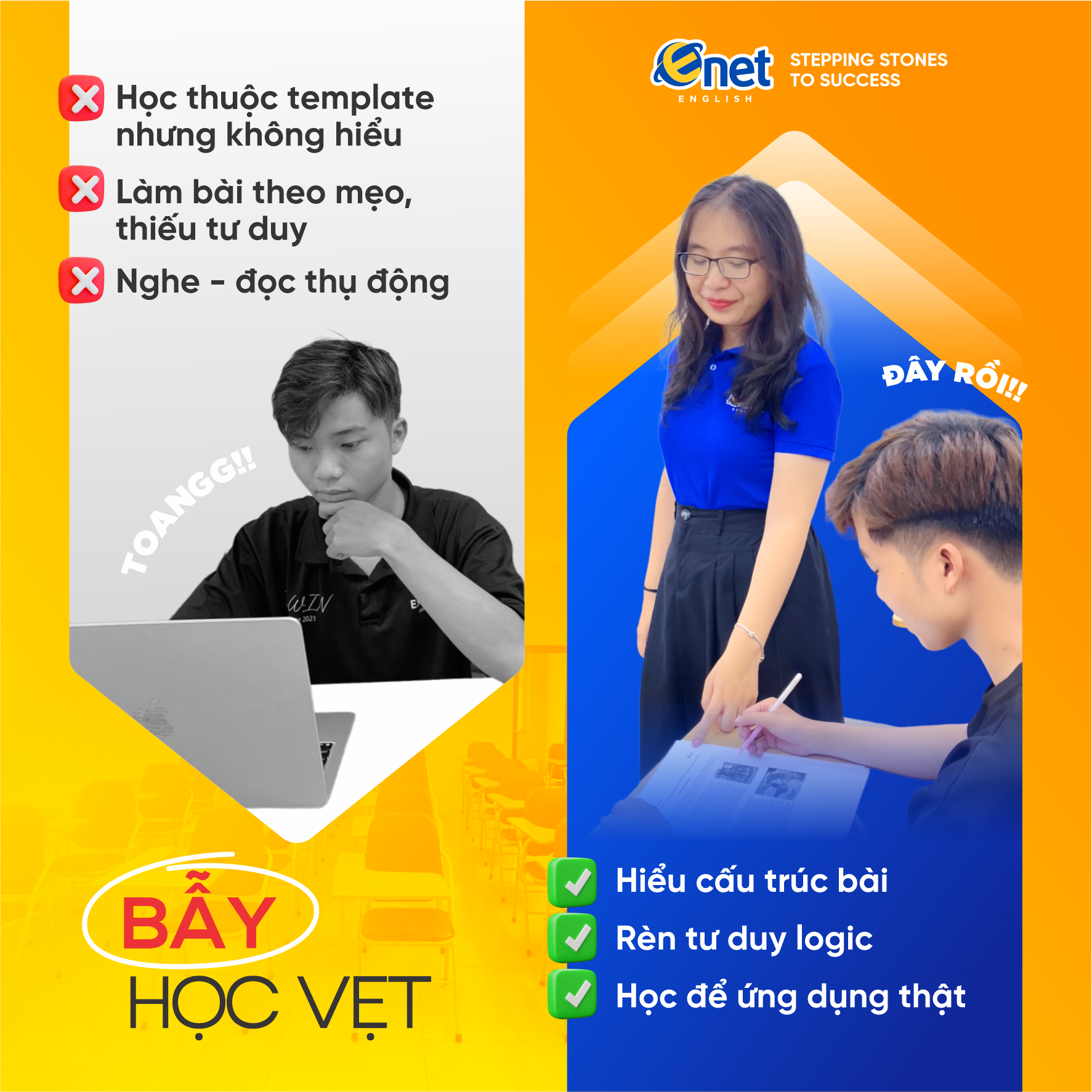 Sập bẫy "Học vẹt" - Coi trọng mẹo làm bài hơn tư duy cốt lõi Sập bẫy "Học vẹt" - Coi trọng mẹo làm bài hơn tư duy cốt lõi